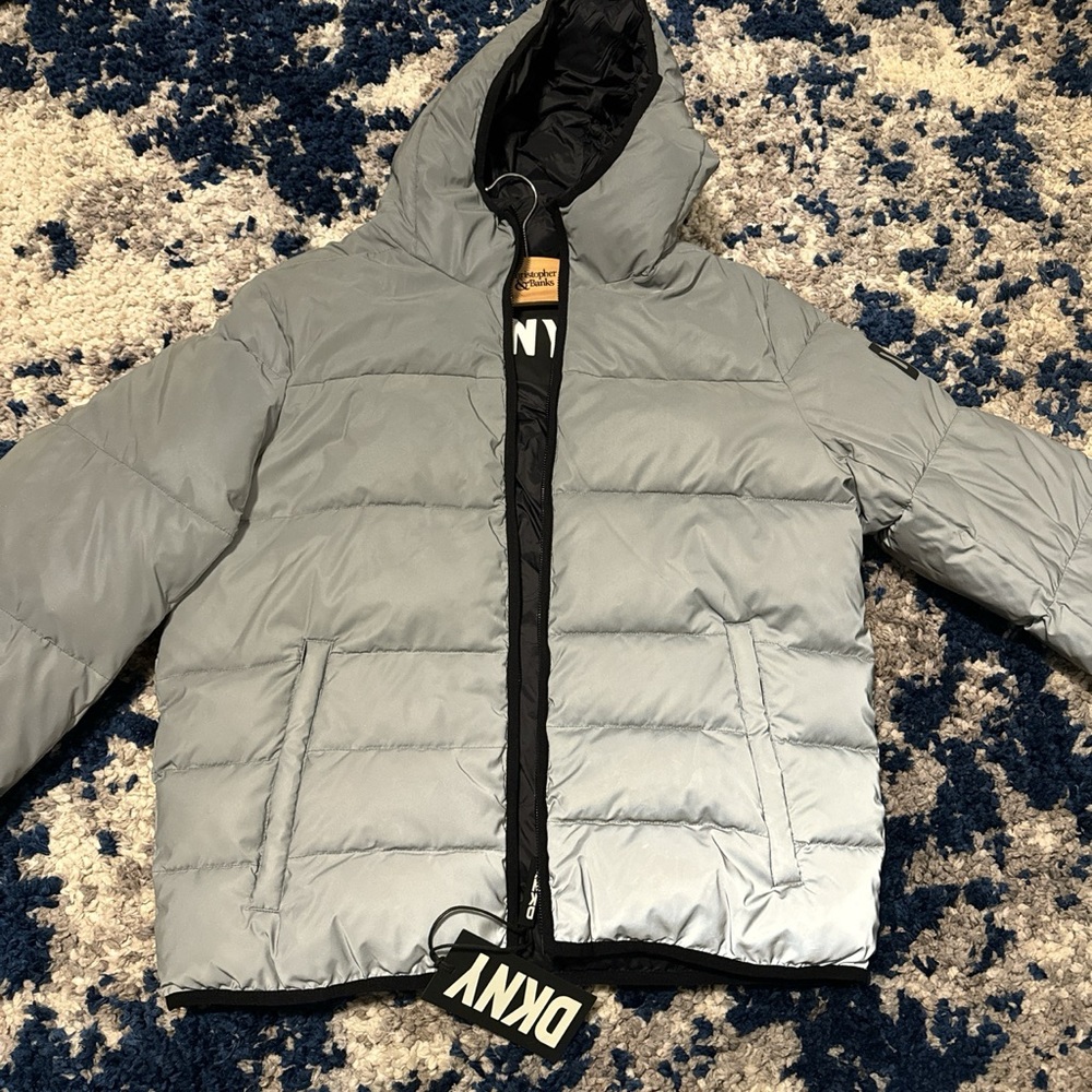DKNY REFLECTIVE COAT BRAND NEW